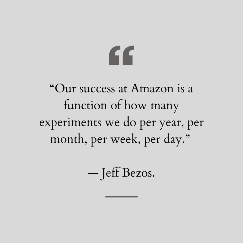 Experimental mindset